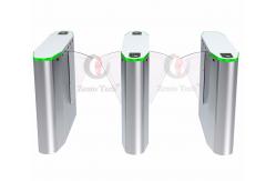 China 12V Level Signal Stainless Steel Turnstiles Flap Gate Barrier 1.5mm Housing supplier