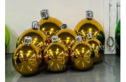 China Giant Party Event Reflective Inflatable Christmas Mirror Ball With Double Layer supplier