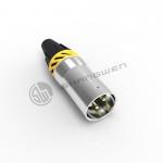 Small XLR Power Connector Outdoor Waterproof 3 Pin Male Plug Connector for sale