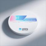 HT White High Strength 1400MPa Zirconia Blocks 39% Translucency Crown / Bridge Dental Material