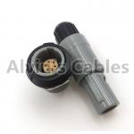 Compatible 6 Pin LEMO Connector Plug And Grip , LEMO PAG / PLG Series 6 Pin Power Connector Cable Connector for sale