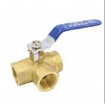  T Type Three Way Brass Ball Valve 10 Years Warranty for sale
