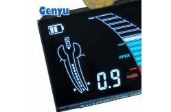 China Black VA Segmented LCD Display 25PIN For Dental Measuring Instruments supplier