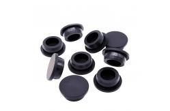 China Customized Silicone Rubber Accessories With Black Silicone Rubber Plug And End Caps supplier