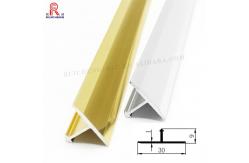 China 0.4mm - 2mm Floor Aluminum Transition Strips Gold Floor Edge Protective supplier