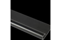 China Flexible Wide PVC Profile for Industrial Settings Black supplier