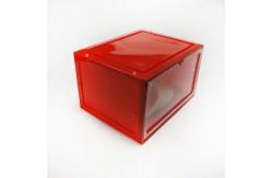 China Transparent Durable Waterproof Shoe Storage Box OEM Moistureproof Weight 860g supplier