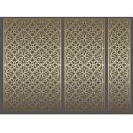 Living Room Privacy Divider Screen Aluminium Foldable Rectangle Shape for sale