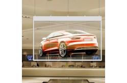 China P3.9-7.8Q50T Transparent Glass LED Screen Window Wall supplier