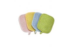 China Hemp Bath Body Scrubber Pad No Stimulation For Soften / Smooth Skin supplier