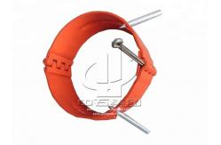 China Oilfield Cement Tool Bow Spring Centralizer / Hinged Set Screw Stop Collar supplier