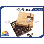 High End Chocolate Packaging Box With Ribbon For Valentine'S Day Gifts Packaging for sale