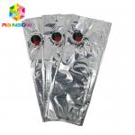 10L BiB Aluminum Foil Wine Stand Up Pouch Spout / Valve Storage Bag FDA Certificated for sale