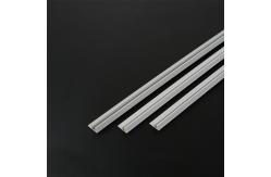 China Extruded Plastic PVC Decorative Strip Profile White supplier