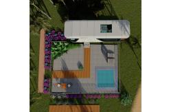 China Portable Space Solution Container House Movable With LED Lights supplier