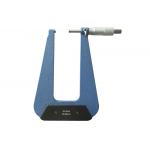 High Precision Deep Throat Micrometer with Ratchet Stop and Carbide Measuring Face for sale
