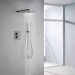 Concealed Wall Mounted Shower Set Black Finish 0.1-1.6MPa Water Pressure for sale
