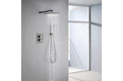 China Concealed Wall Mounted Shower Set Black Finish 0.1-1.6MPa Water Pressure supplier
