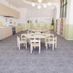 SPC Flooring with Embossing Texture Waterproof and DIY Design PVC Vinyl Tiles