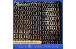 China Decorative Ring Aluminium Door Curtain Chain Mesh Customized supplier