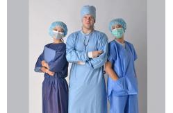 China Anti Dust Disposable Isolation Gowns Eliminates Cross Contamination Size S-3xl supplier