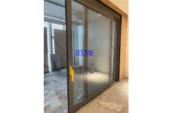 China Double Glazed External Aluminum Sliding Patio Doors With Sliding Screen supplier