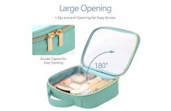 China Waterproof And Durable Makeup Bags With Handle Large Toiletry Bag supplier