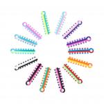Bicolor Ligature Tie 20sticks/pk | 20 Dual-Tone Elastic Orthodontic Ties for Braces | Secure & Stylish Alignment for sale