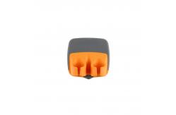 China Two Finger TPR PP Stainless Fruit Vegetable Peeler With Hand Protection supplier