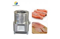 China 1.1KW Automatic Fish Scaler Machine Snapper Fish Vertical Auto Discharge supplier