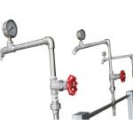 Movable Ingress Protection Test Equipment Luminaires 3 Heads Water Spray Test Apparatus