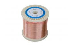 China Round Copper And Nickel Alloy Wire CuNi6 / CuNi10 For Automobile Heating Elements supplier