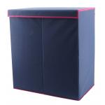 Non Woven Houseware Double Laundry Basket With Lid for sale
