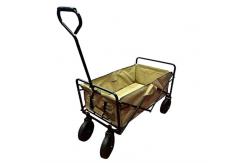 China Easy Transportation Foldable Wagon Cart 600D Portable Camping Trolley Hiking supplier