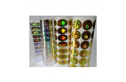 China Waterproof 2D 3D Round Roll Hologram Authentic Stickers supplier