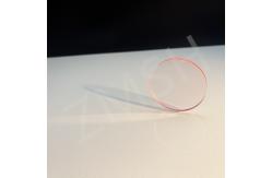 China Ti3+ Red Sapphire Laser Al2O3 Single Crystal Optical Windows Customized Safety Package supplier
