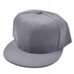 Outdoor Plain 6 Panel Snapback Baseball Hat Flat Brim Adjustable For Spring for sale