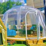 4.0m Garden Outdoor Bubble Tents Aluminium Frame Plastic Dome Tent for sale