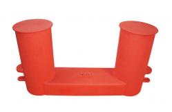 China Carbon Steel Mooring Components Marine Bollards Marine Double Bollards supplier