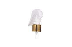 China Golden Aluminum Closure 24 / 410 Plastic Mini Trigger Sprayer Used For Cleaning supplier