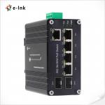 Powered Switch 5 Port 10 100 1000T 802.3bt To 2 Port 100 1000X SFP With PoE Passthrough for sale