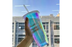 China 24oz PP Plastic Hologram Coffee Cup Support Customization supplier