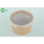 Oil Proof Disposable Soup Bowls , Food Grade Custom Printed 12 Oz Paper Bowls for sale