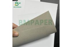 China Smooth High stiffness White Top Grey Back 12pt duplex cardboard supplier