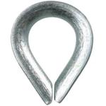 BS464 Wire Rope Thimble Ordinary Steel Cable Thimble  0.076 - 15kg / Pc for sale