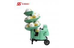 China Hand Push Football Machine Random Function ABS Internal Server Direction supplier