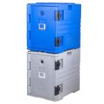 Blue Insulated Food Pan Carrier With Nylon Handles 90L Capacity For Easy Transport for sale