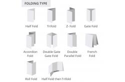 China Free Design Folding Double Sided Brochure Flyer Printing Real Estate Flyer Printing supplier