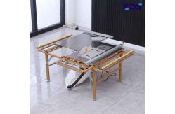 China 120*98cm Platform Industrial Sliding Table Saw For Plate Cutting supplier