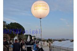 China Event Inflatable Moon Ballon Light Advertising Tripod Ball Halogenlamp​ 2000W 90cm supplier